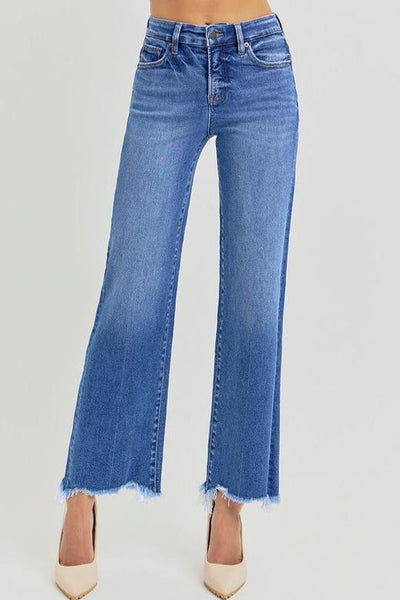 Tummy Control HR Ankle Straight Jeans