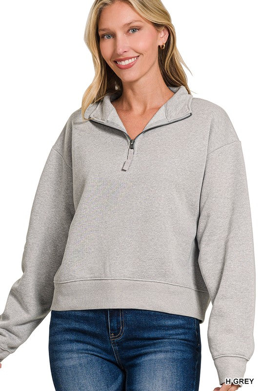 Happy Zip Sweatshirt