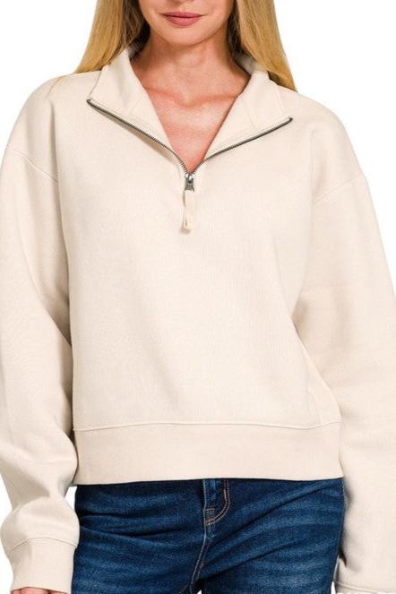 Happy Zip Sweatshirt