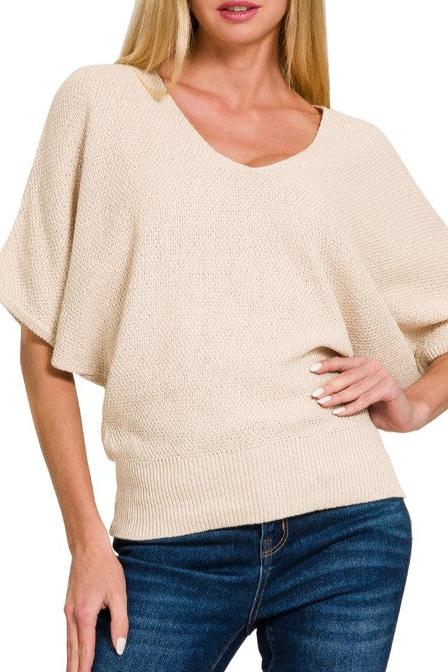 Hannah Dolman Sleeve Sweater