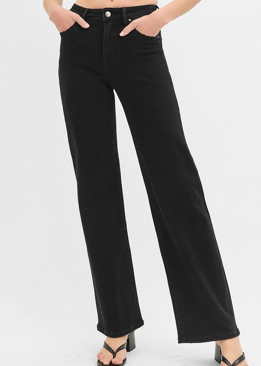High Rise Wide Jeans