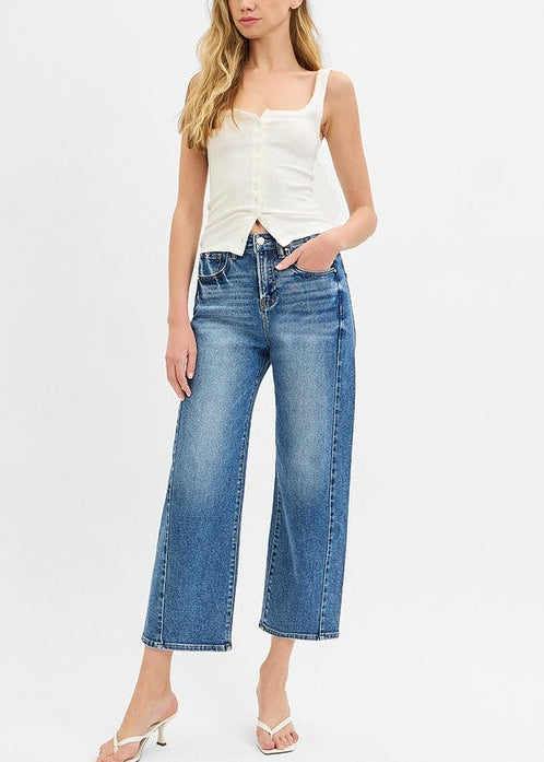 HR Crop Barrel Jeans
