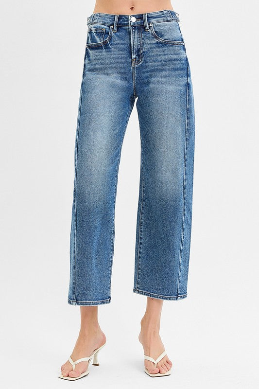HR Crop Barrel Jeans