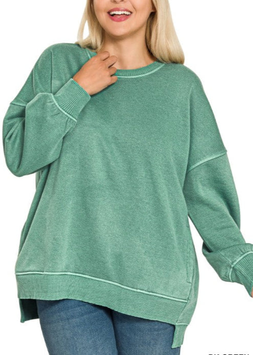 Hi-low Hem Pullover