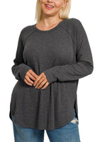 Waffle Long Sleeve Top