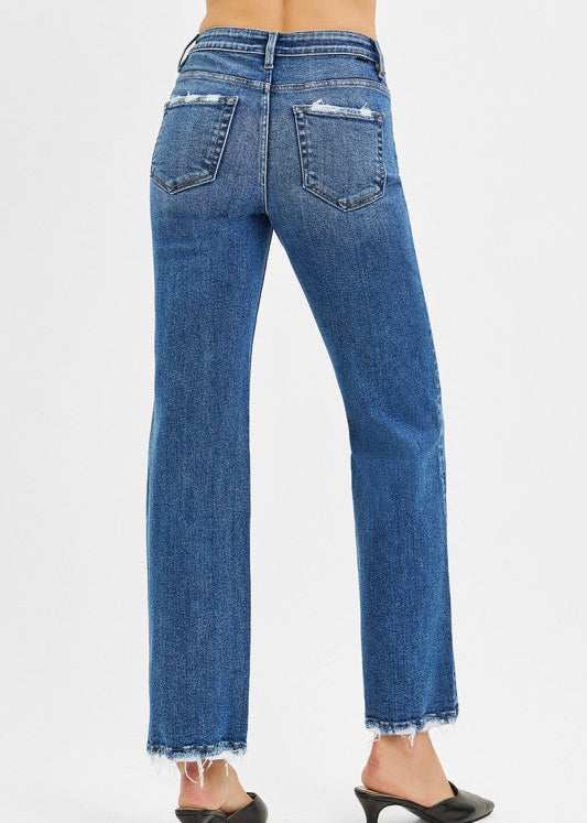 TC HR Ankle Straight Jeans