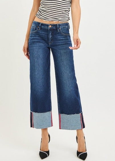 TC MR Crop Cuff Jeans