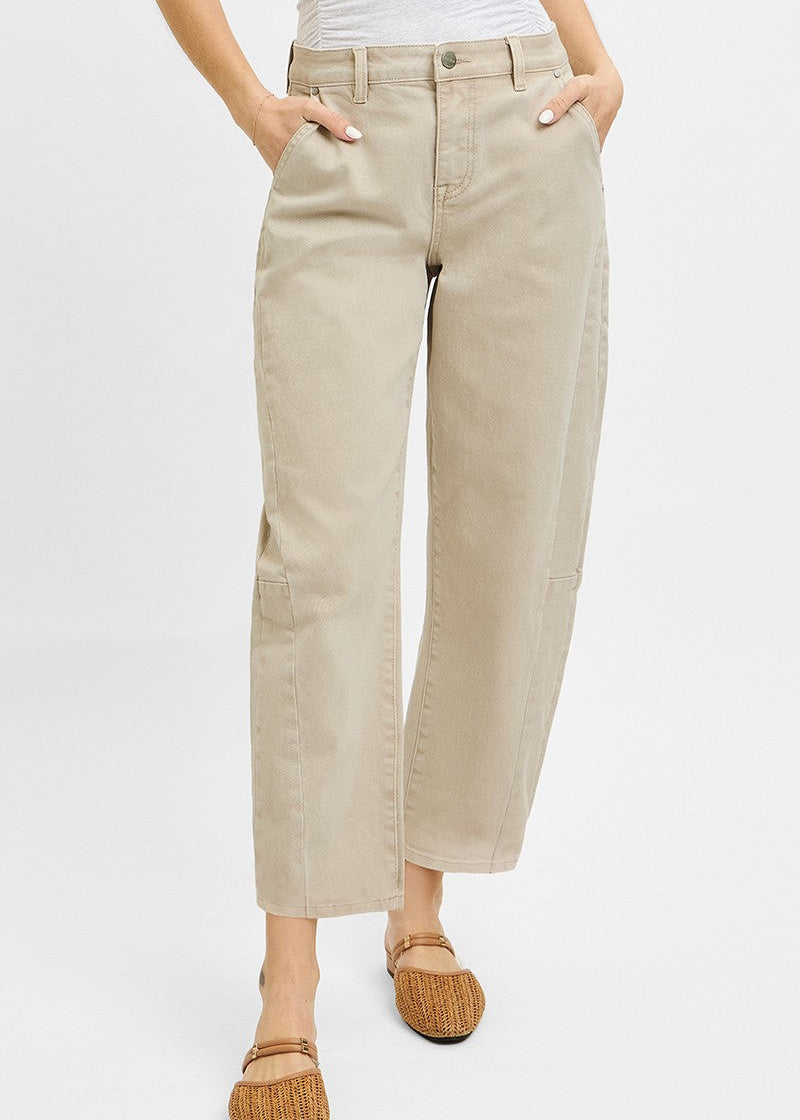 HR Relaxed Barrel Cuffed Pants