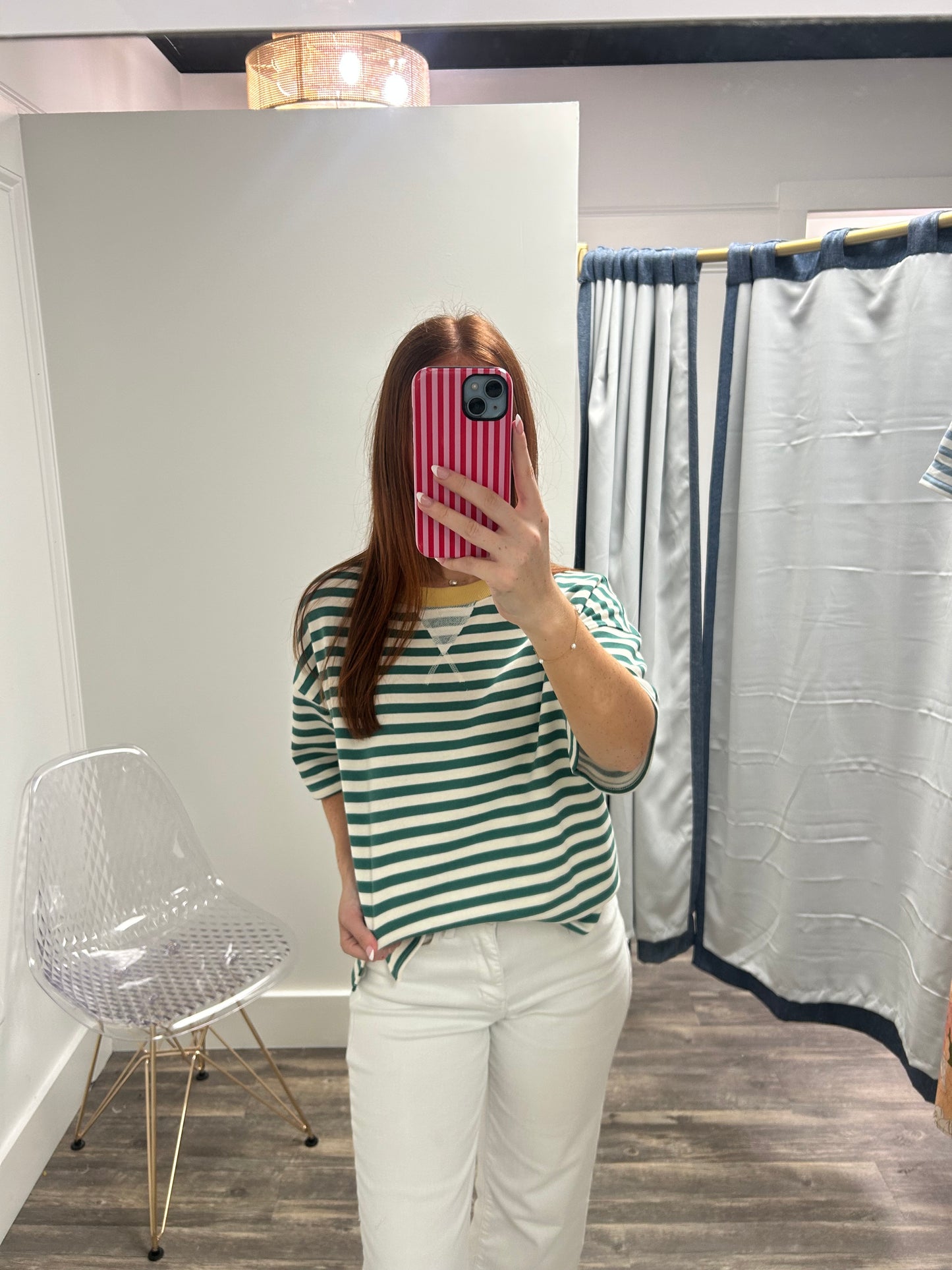 Stripe Colorblock T-shirt