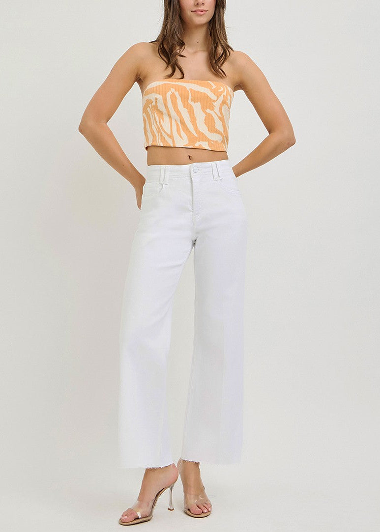 TC HR Ankle Wide Jeans