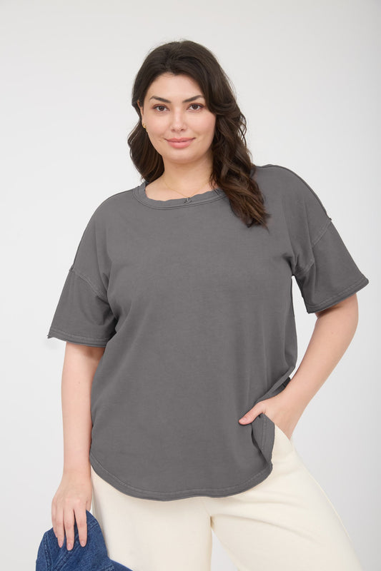 Inside Out Edge Knit Top