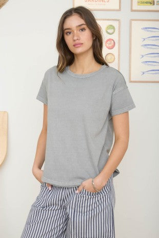 Lived-In Luxe Seam Top
