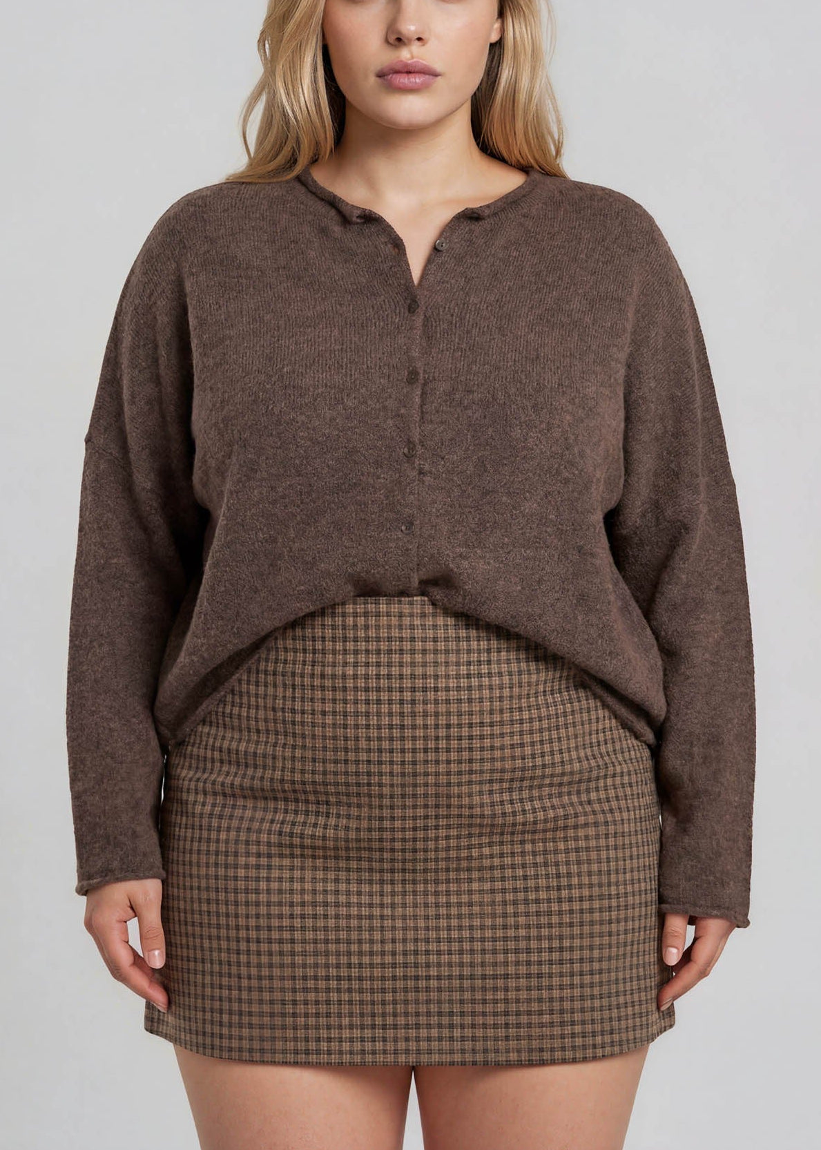 Lightweight Button Cardigan