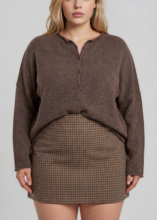 Lightweight Button Cardigan