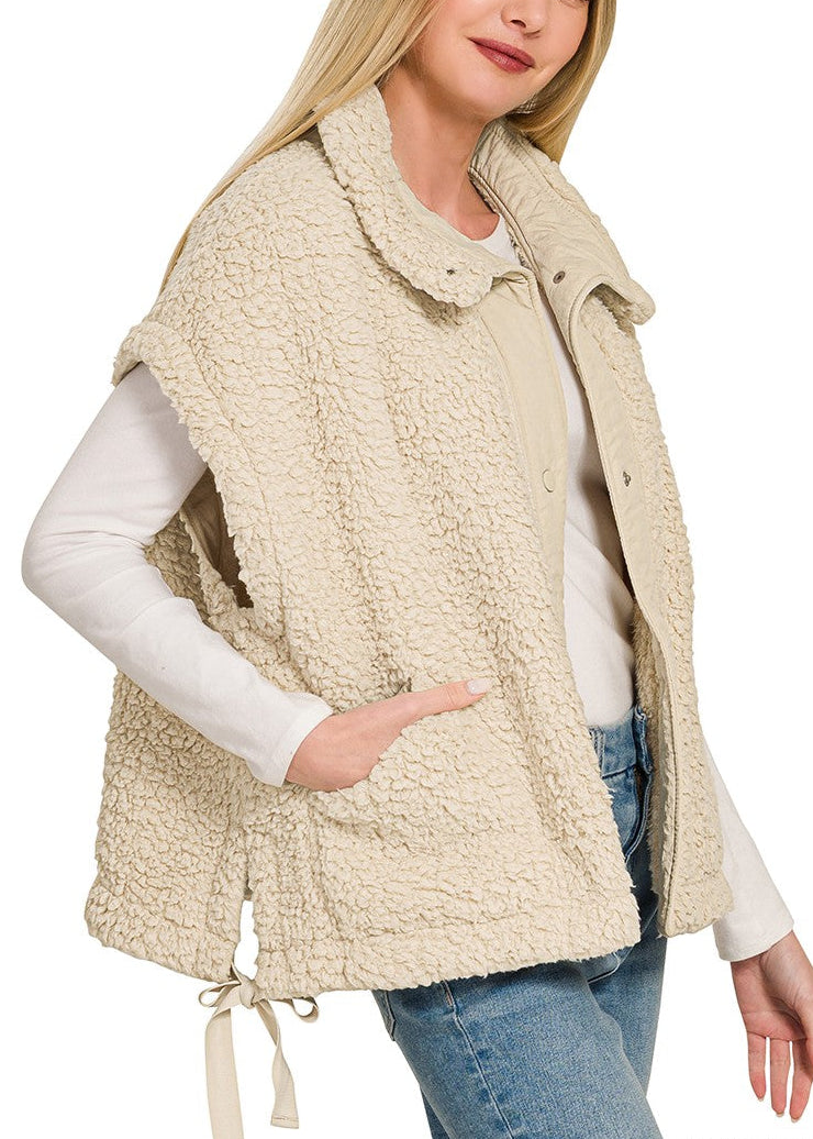 Oversized Faux Fur Vest