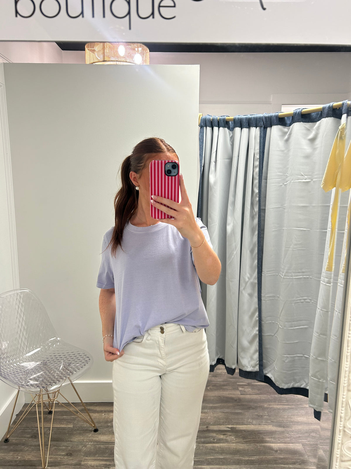 Pigment Washed Cotton Tee