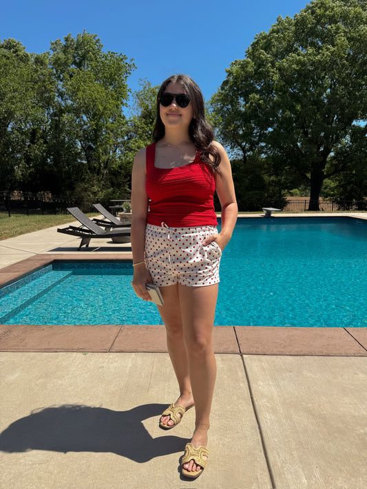 Textured Sleeveless Knit Top