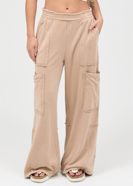 Mineral Wash Cargo Pants