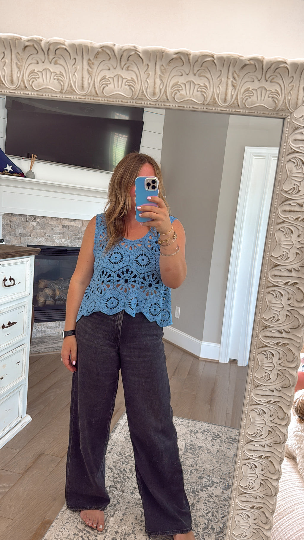 Casual Crochet Tank Top