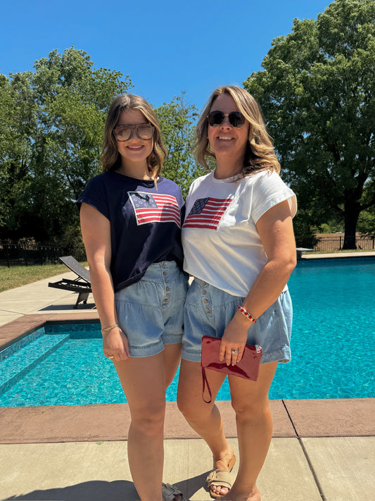 American Flag Tee