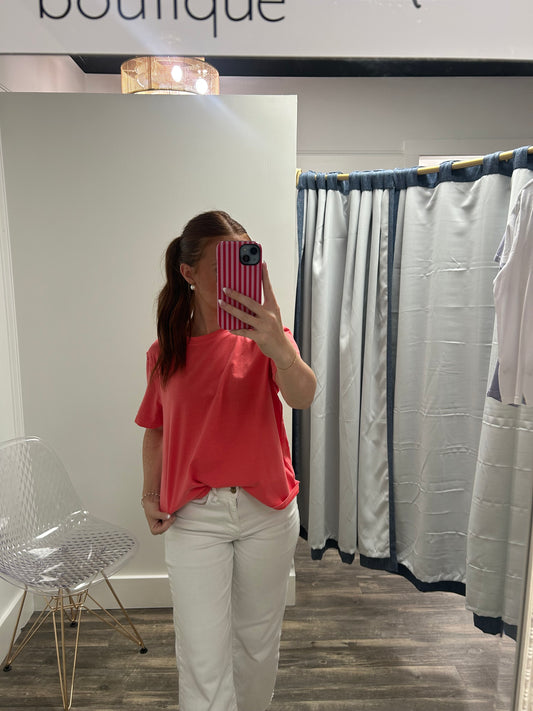 Pigment Washed Cotton Tee