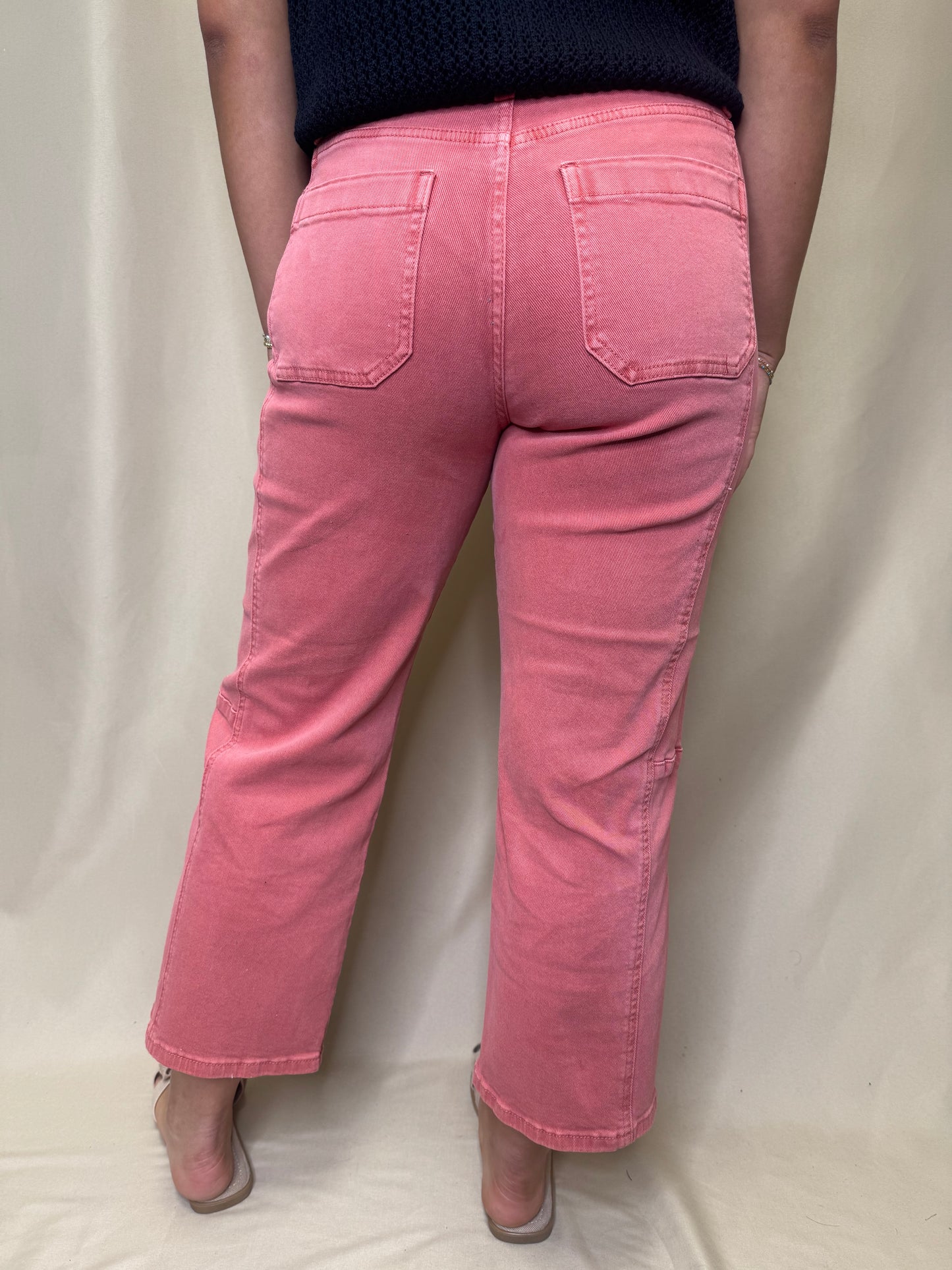 HR Crop Barrel Jeans