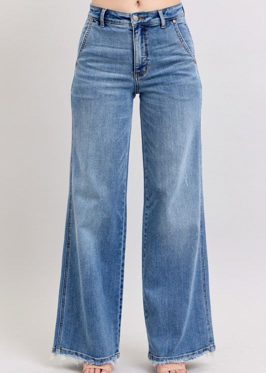 HW Retro Wide Jeans