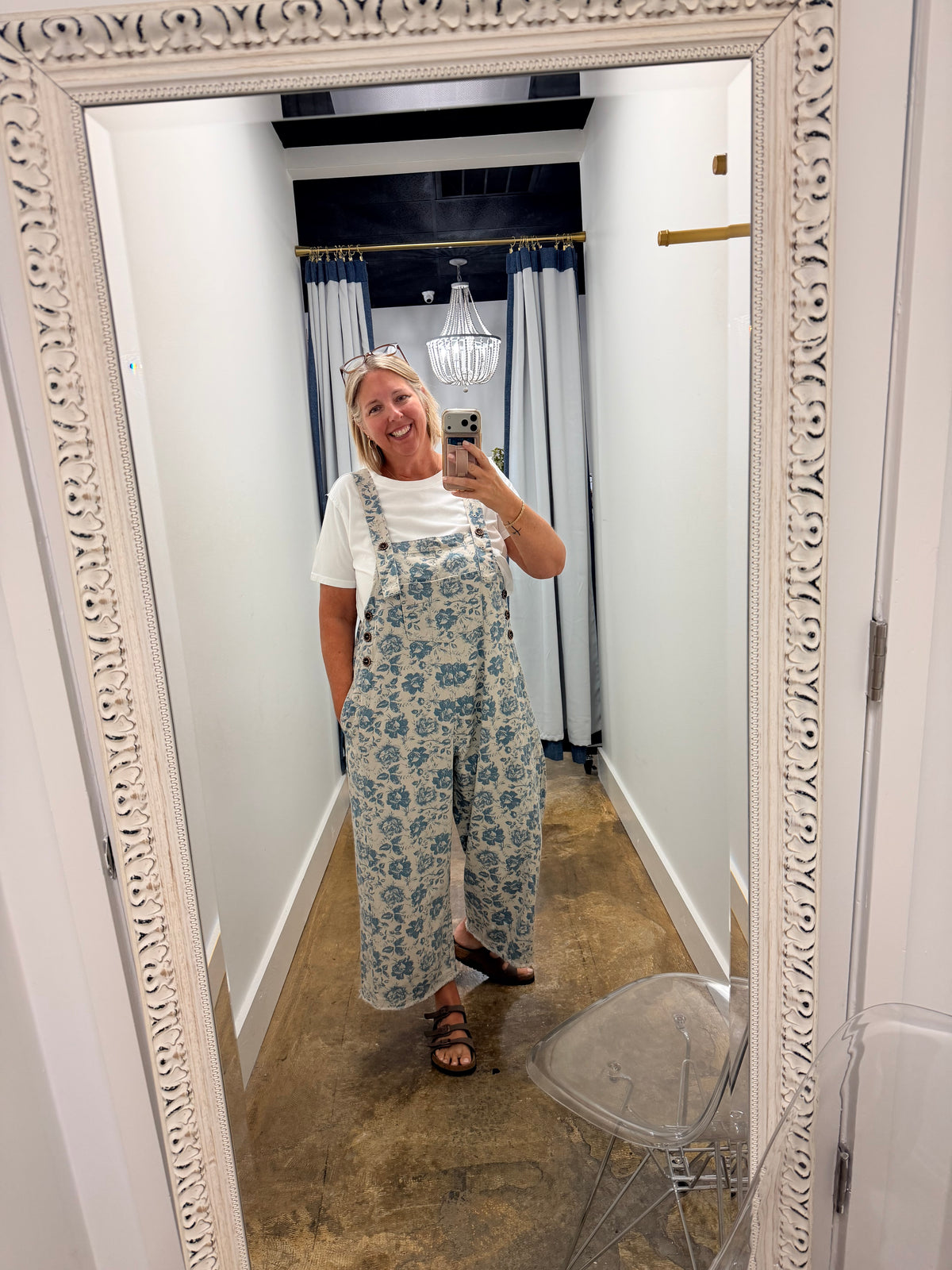 Floral Overalls