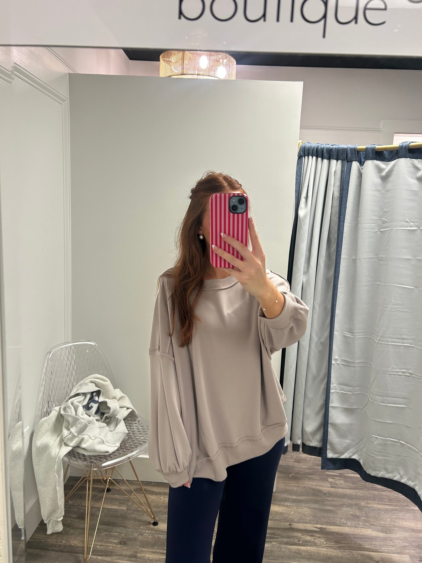 Soft Fleece Loose Sweatshirt