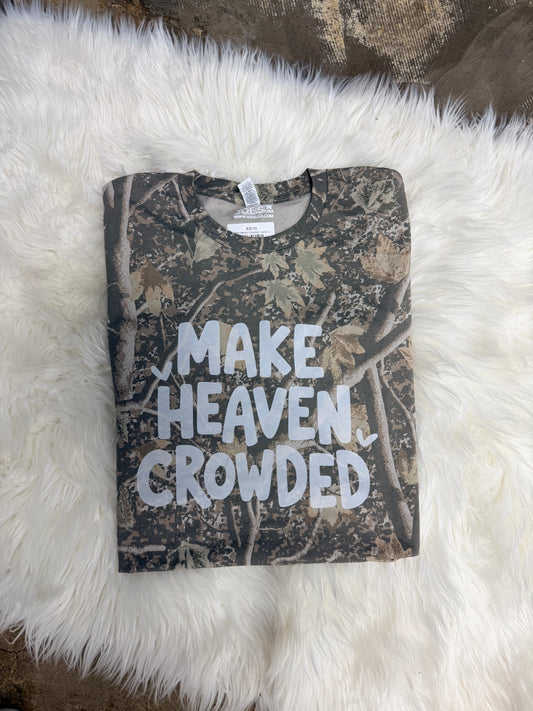 Make Heaven Crowded Camo Tee