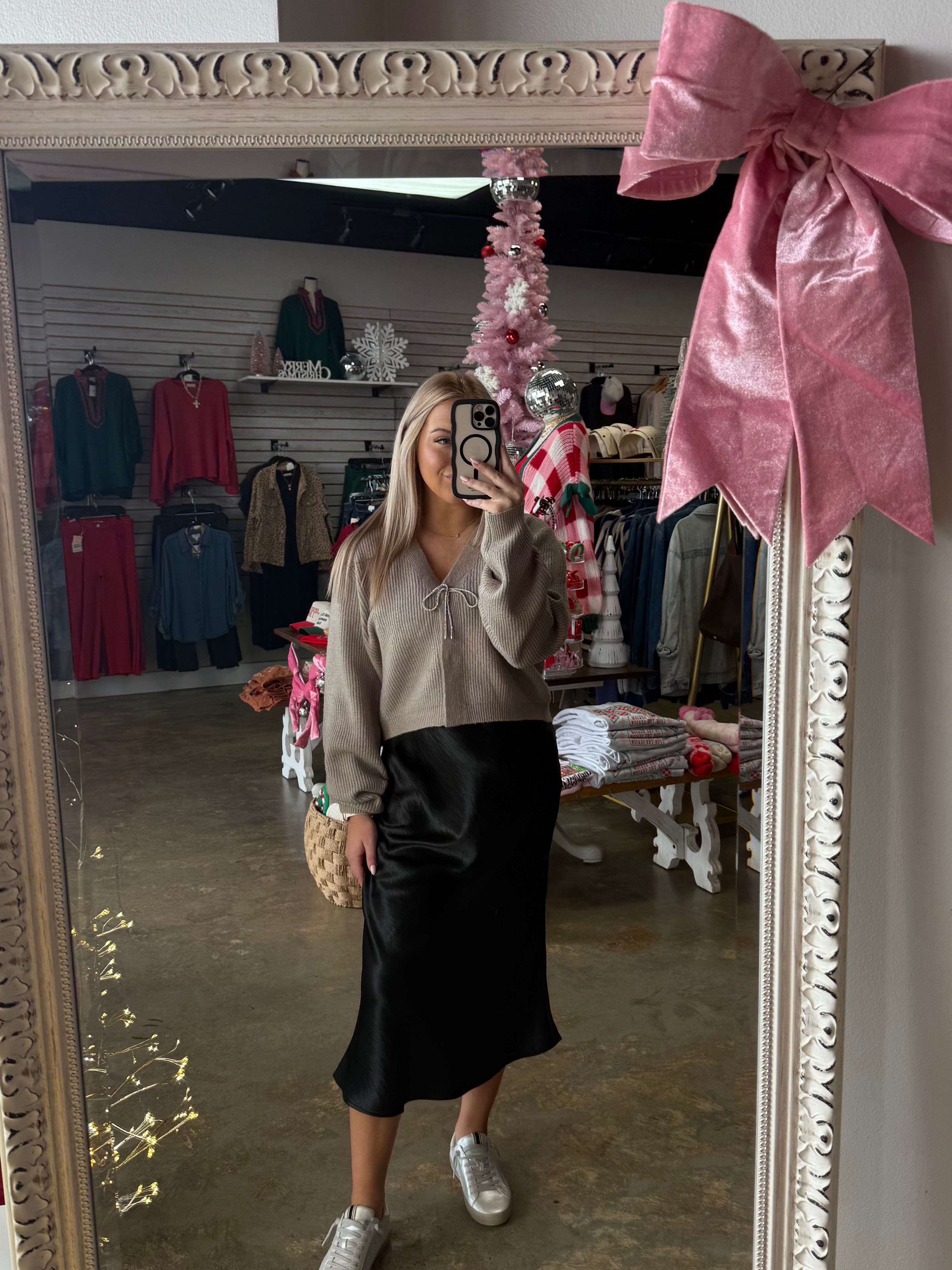 Sparkly Bow Cardigan