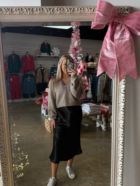 Sparkly Bow Cardigan