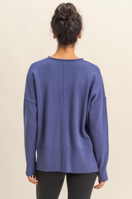 Drop Shoulder Sweater