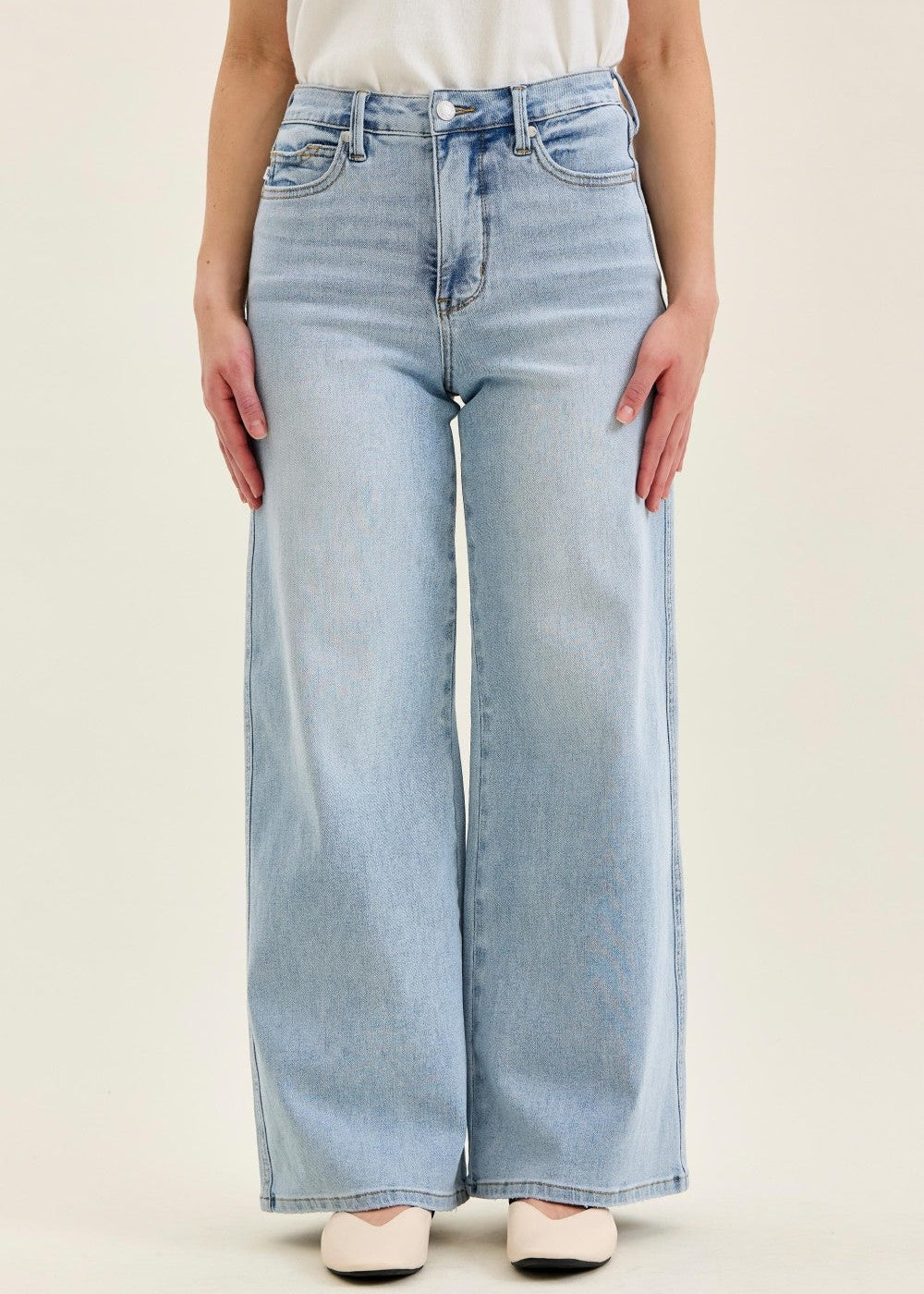 HW Retro Wide Leg Jeans