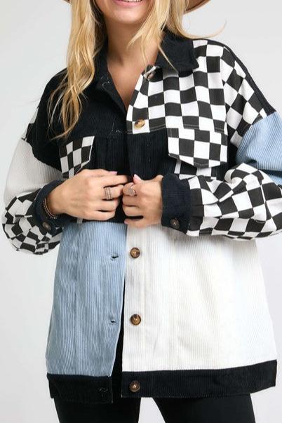 Checker Contrast Jacket