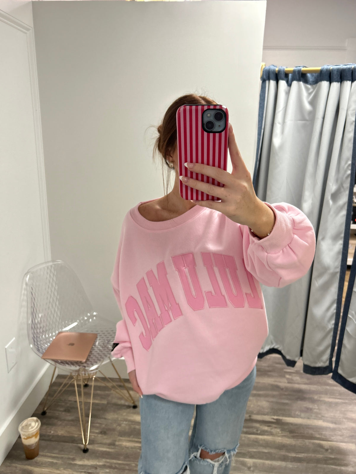LuluMac Embroidered Sweatshirt