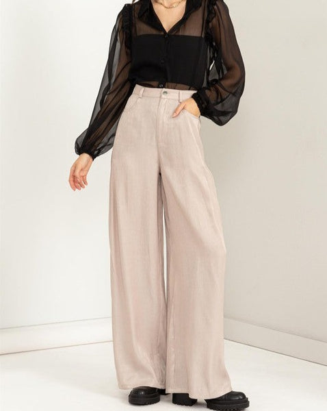 Too Much Drama Wide Leg Pants