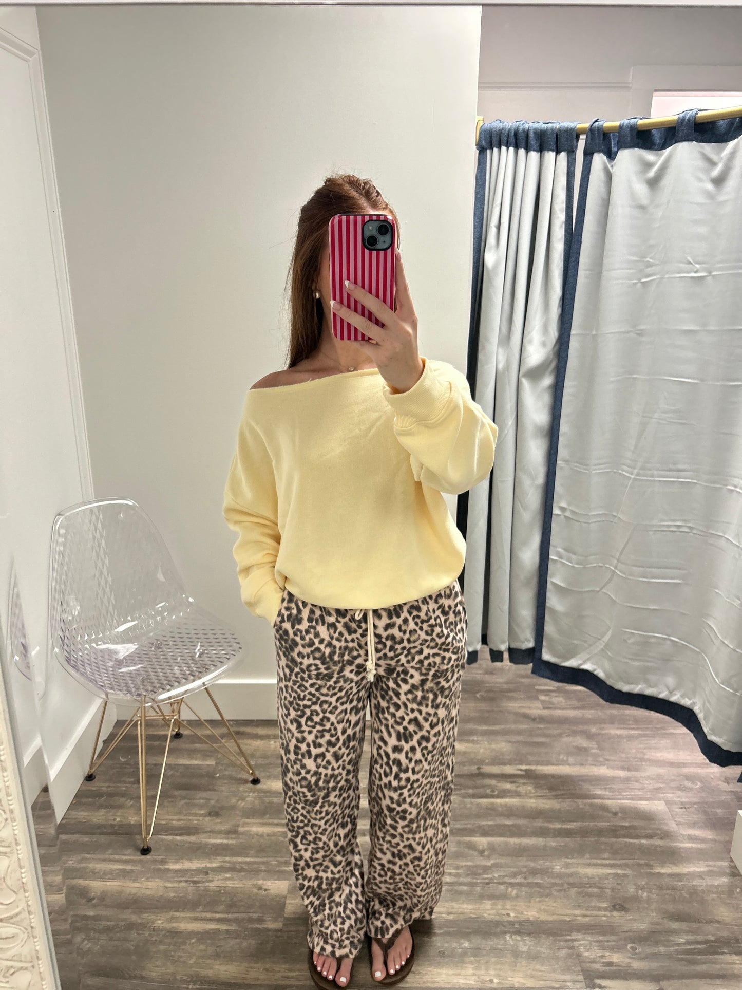 Cozy in Leopard Pants