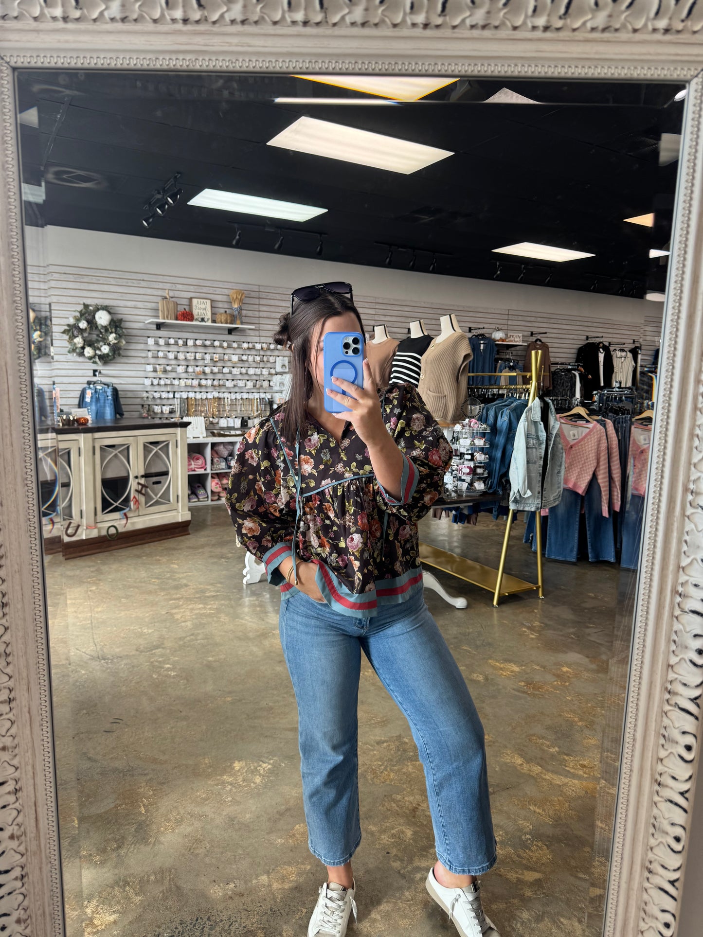 Vintage Floral Top