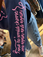 He Chose You Crewneck