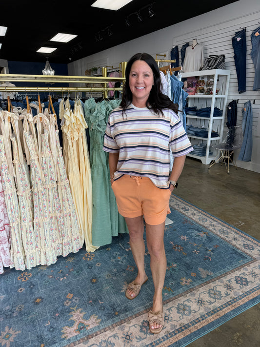 Naples Crew Neck Oversized Top