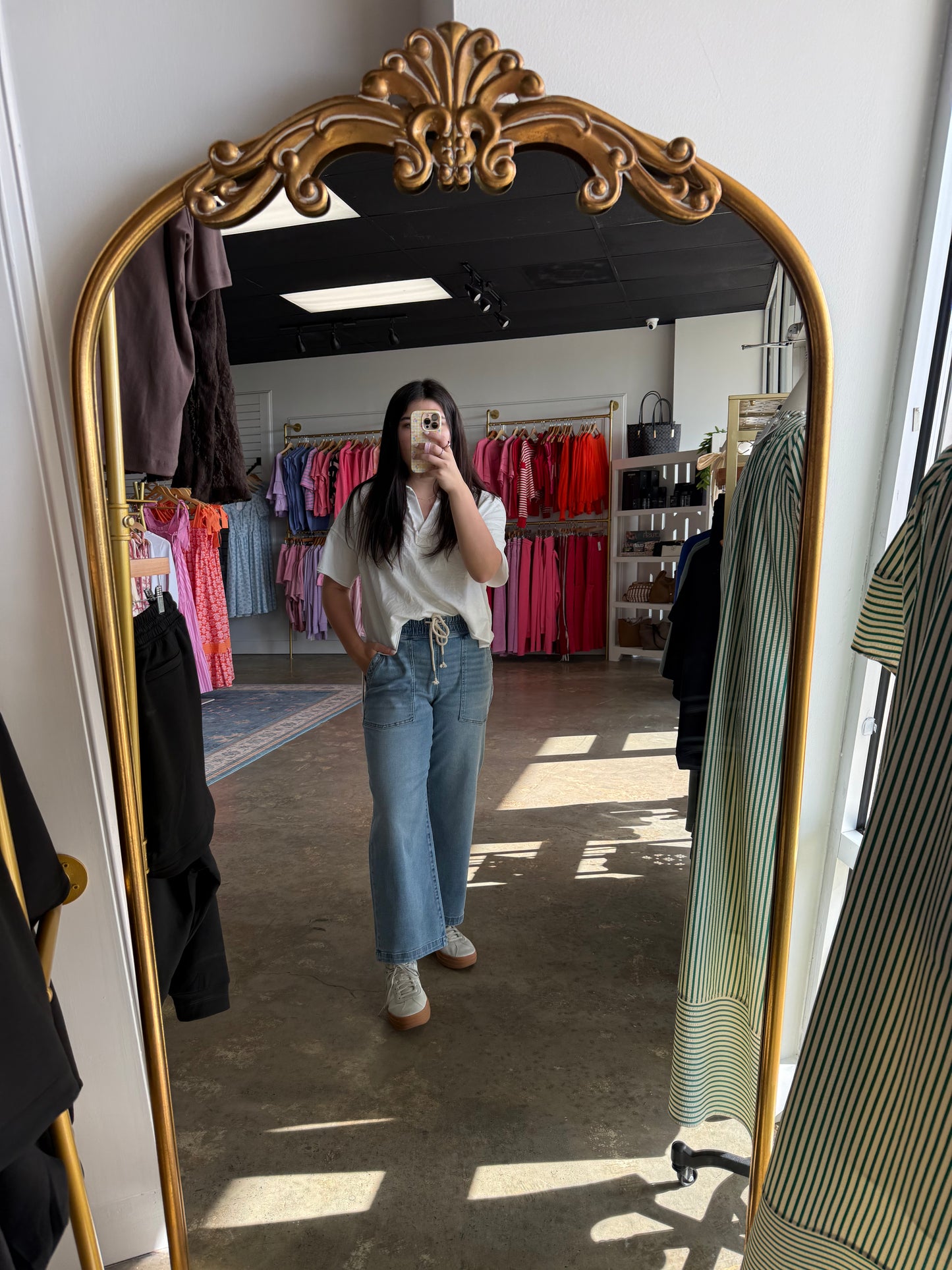 EB Slouchy Crop Baggy Jean