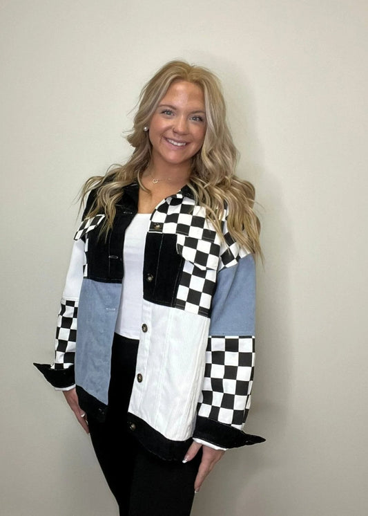 Checker Contrast Jacket