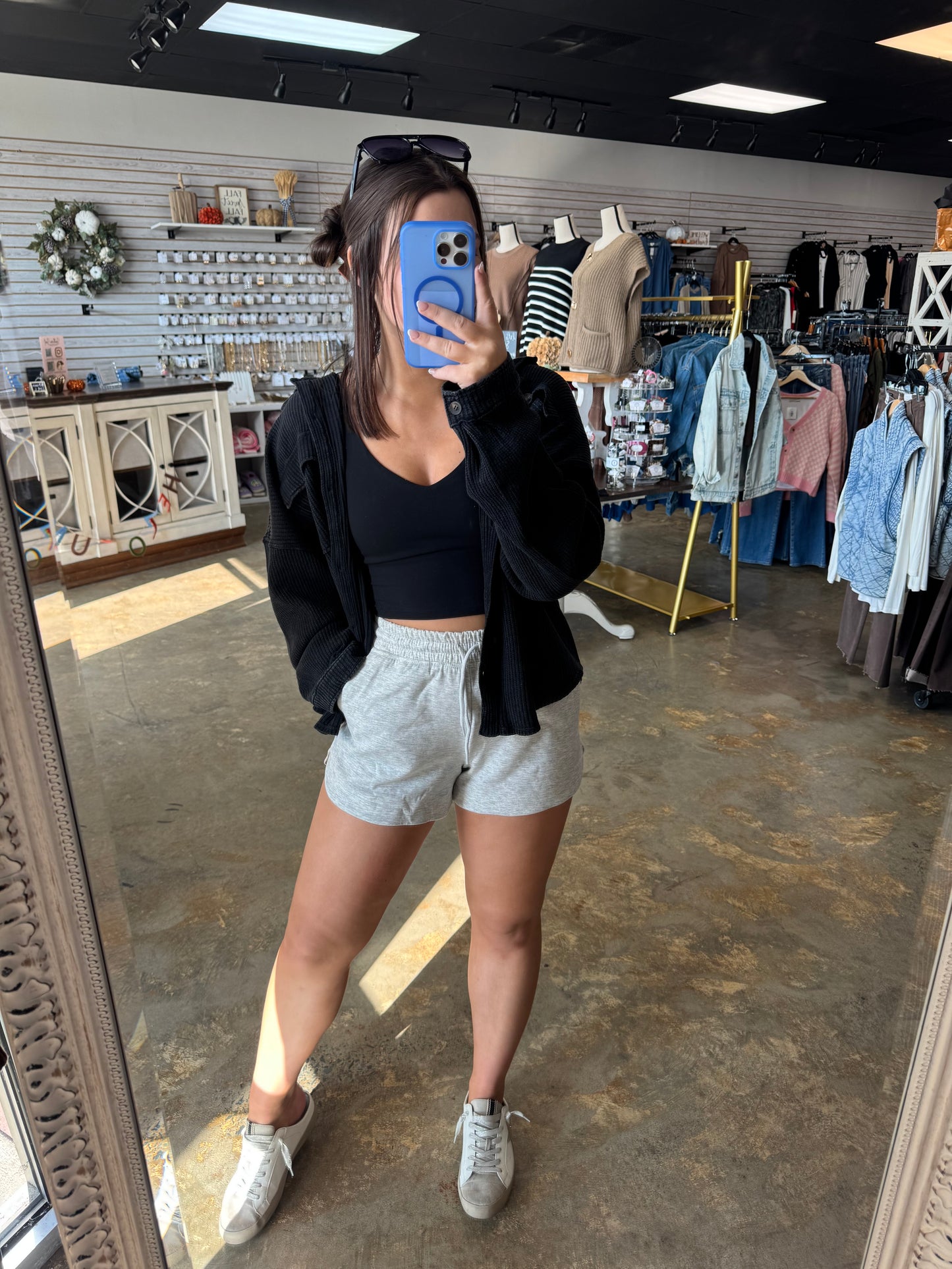 Scuba Elastic Waistband Shorts
