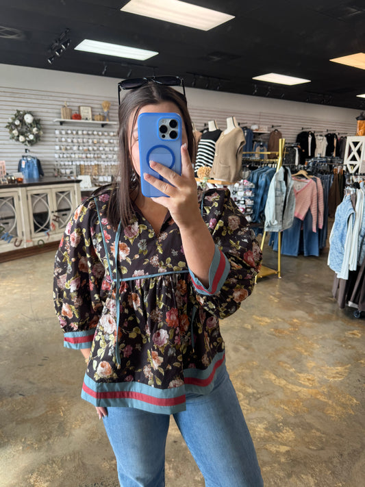Vintage Floral Top