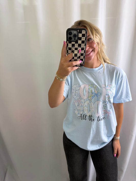 Floral God is Good Tee