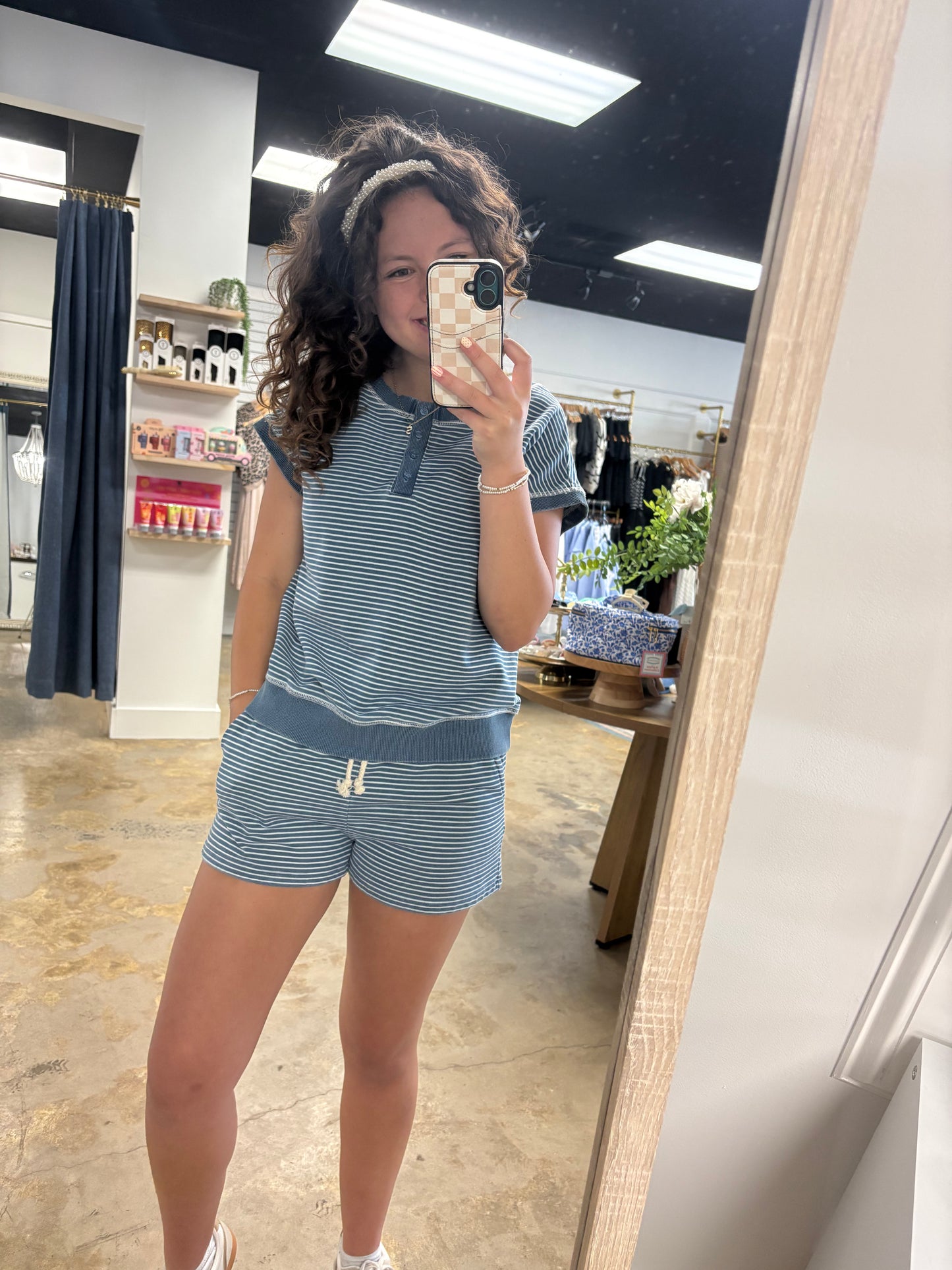 Weekend Washed Stripe Set