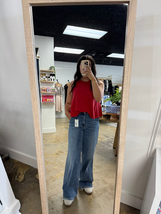 HW Retro Wide Jeans