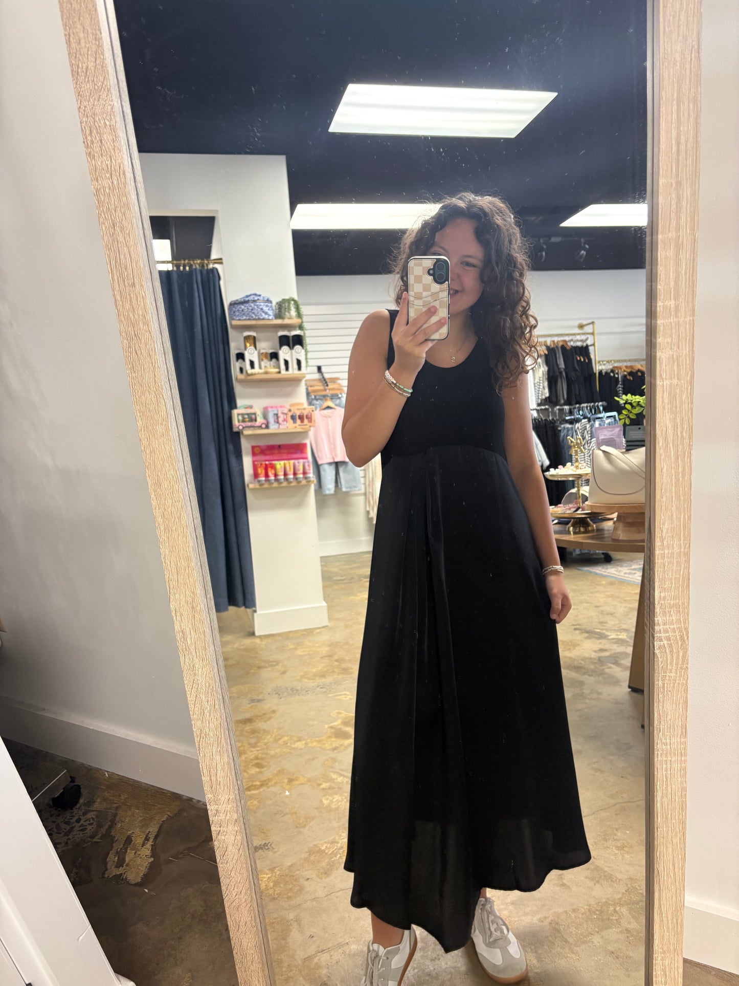 Effortless Edge Midi Dress