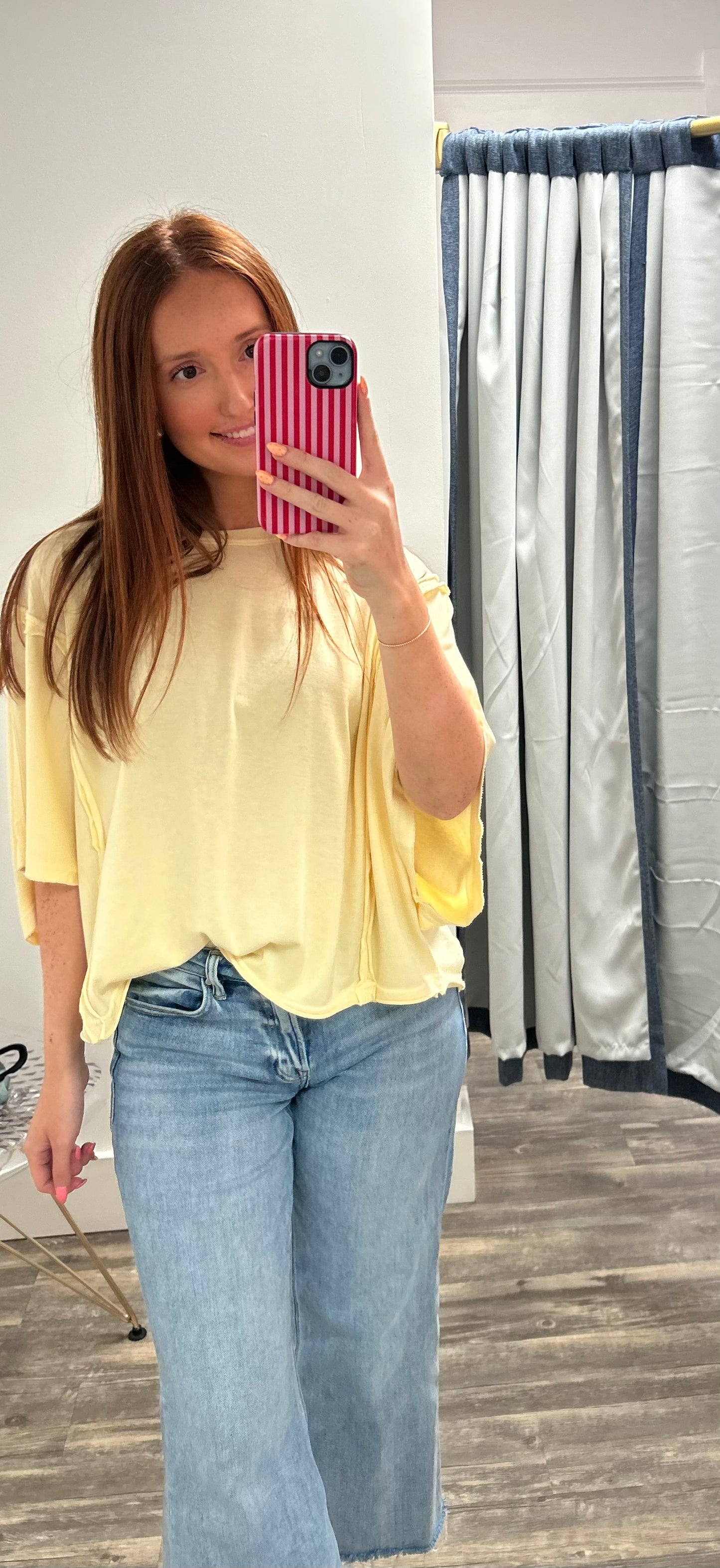 Mineral Washed Boxy Top